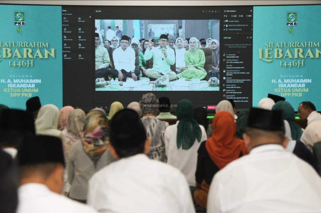 PKB Gelar Halal Bihalal Unik Lewat Live TikTok, Cak Imin: Momentum Merajut Kebersamaan dan Perjuangan